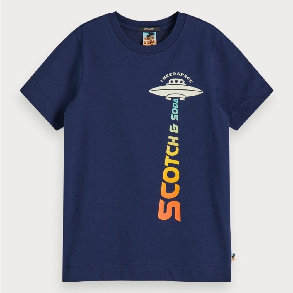 NWOT Scotch Shrunk UFO tee